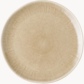 Set di 4 piatti piani fatti a mano Viola