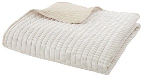 Copriletto beige con rivestimento trapuntato 220x230 cm Stripe – Catherine Lansfield