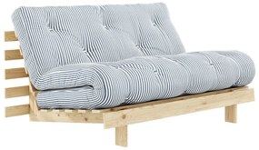 Divano letto bianco/azzurro 140 cm Roots - Karup Design