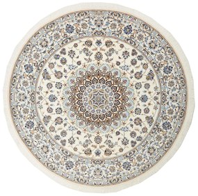 Nain Tappeto persiano 200x200 Beige (Iran) Annodato A Mano