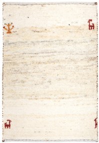 Gabbeh Tappeto persiano 60x40 Beige (Iran) Annodato A Mano