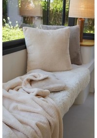 Coperta avorio in micropile 150x200 cm Pippa – Tiseco Home Studio