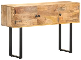 Credenza 116x35x75 Cm İn Legno Massello Di Mango /