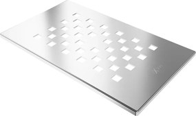 Mexen Hugo copertura per piatto doccia, inox - 42910001