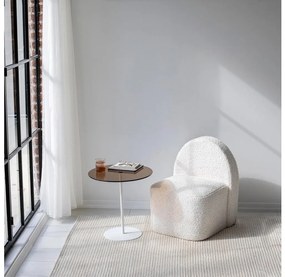 Tavolino CHILL 50x50 cm bianco/bronzo