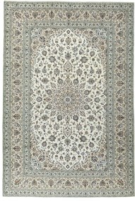 Kashan Tappeto 240 x 360 Beige (Iran) Annodato A Mano