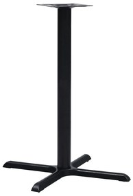 Gamba Per Tavolino Da Bar Nero 76x76x107cm İn Ghisa /