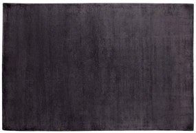 Tappeto viscosa grigio scuro 160 x 230 cm GESI II Beliani