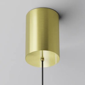 Maytoni P076PL-L12W3K-BS - Lampadario LED a sospensione con filo PLATO LED/12W/230V 3000K oro