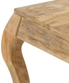 Tavolino da caffè in legno massello di mango 80x80x40cm