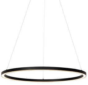 Lampada a sospensione nera 80 cm con LED a 3 livelli di dimmerazione - Girello