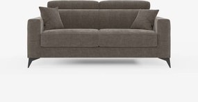 Pegaso divano letto matrimoniale con poggiatesta reclinabili in tessuto jacquard smacchiabile T22