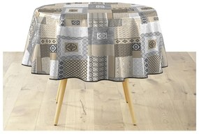 Tovaglia in PVC adatta per pulizia con panno umido ø 160 cm Costa – douceur d'intérieur