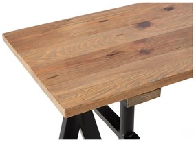 Consolle con piano in legno di pino di colore naturale 45x130 cm Hampstead - Premier Housewares