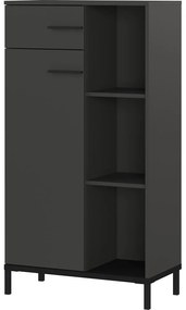 Libreria color antracite 64x120x34 cm Rovigo – Germania