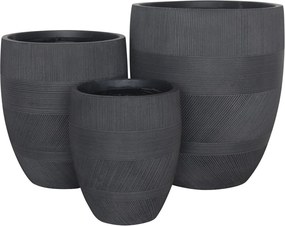 PEDRO - set di 3 vasi