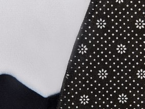 Tappeto per bambini bianco e nero ⌀ 120 cm PANDA Beliani