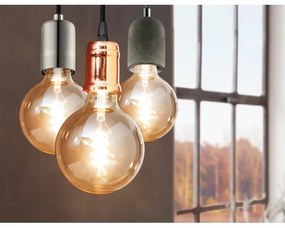 Eglo 32522 - Lampadario a sospensione con filo YORTH 1xE27/60W/230V