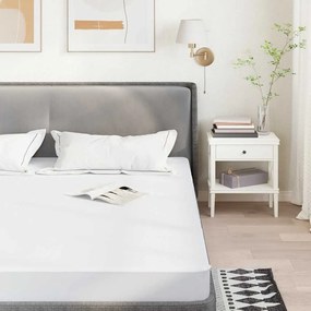 Coprimaterasso Bianco 140x220 Cm Impermeabile /