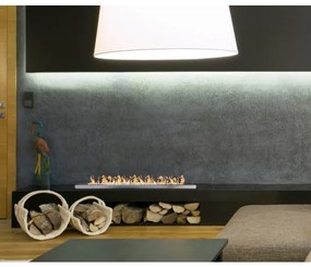 Bruciatore per camino a bioetanolo da 1,7 lt L 90 x P 11 x H 5,3