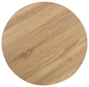 Tavolo da bistrot marrone chiaro 50 cm in mdf