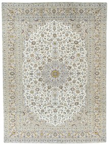 Kashan Tappeto 390 x 290 Beige (Iran) Annodato A Mano
