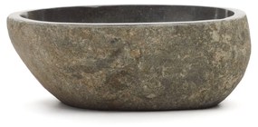 Kave Home - Lavabo da appoggio Tetsu in pietra Ã˜ 40 cm