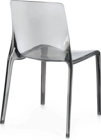 Sedia da esterno grigia in plastica Adele – Bizzotto