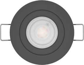 Eglo 902243 - Faretto LED da incasso BARRANCO 1xGU10/4,5W/230V nero
