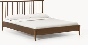 Letto in legno di pino con testiera Windsor