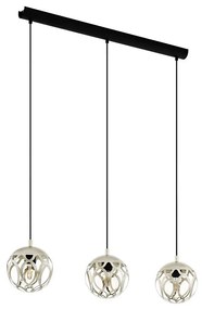 Eglo 99072 - Lampadario a sospensione con filo MIRTAZZA 3xE27/60W/230V