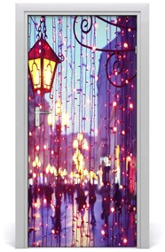 Rivestimento Per Porta Luci in citt? 85x205 cm