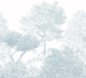 Sian Zeng Wandbild Hua Trees - Blue