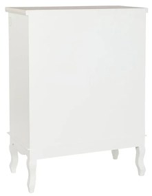 Cassettiera DKD Home Decor Bianco Legno MDF Romantico 80 x 40 x 105 cm