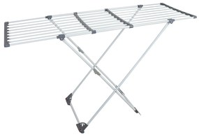 Stendibiancheria estensibile grigio, 108 - 190x94x57 cm