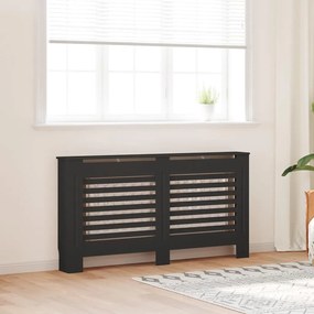 Copertura Per Radiatore Nera 152x19x81,5 Cm İn Mdf /