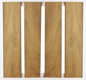 VIDUUS - set tavolo in alluminio e polywood cm 160/240 x 95 x 75 h con 6 poltrone Viduus