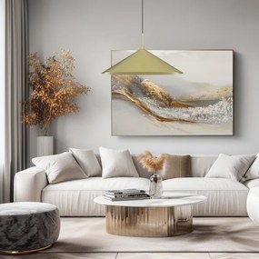 Lampadario a sospensione con cavo CAPITAL 1xGX53/15W/230V Ø 60 cm, finitura dorata