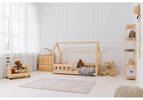 Letto per bambini in legno di pino 70x160 cm Mila MBP - Adeko