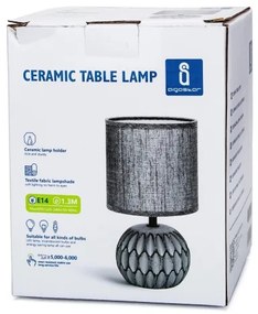 Aigostar - Lampada da tavolo 1xE14/40W/230V grigio