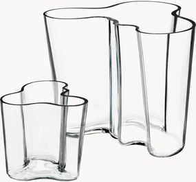Set di 2 vasi in vetro soffiato Aalto