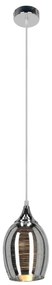 Lampadario a sospensione con filo MARINA 1xE27/60W/230V cromo