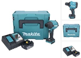 DAS180RG1J 18V soffiatore a batteria senza spazzole + 1x batteria 6.0Ah + caricatore + valigetta Makpac - Makita