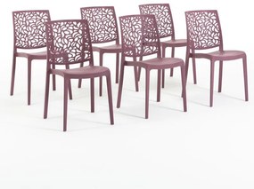 Sedia da giardino in polipropilene London Stone NEW GARDEN, 6 pezzi