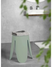 Sgabello color salvia in plastica impilabile Comiso – Wenko