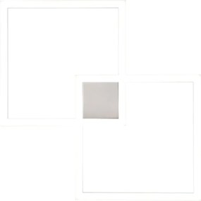 Plafoniera LED KIRA grigio IP20 cct da bianco caldo a bianco freddo con regolazione di temperatura, 4900 lumen