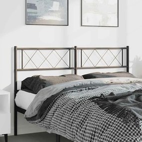 Testiera İn Metallo Nero 135 Cm /