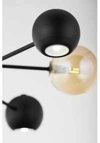 Jupiter 1993 - Lampadario a sospensione con supporto rigido MOKA 3xGU10/10W/230V + 3xG9/10W/230V nero/beige