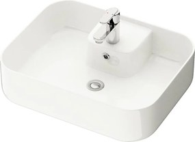 Lavabo da appoggio KRISTIANSAND 51x40cm ceramica/bianco