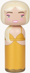 Bambola Kokeshi decorativa in legno fatta a mano Claudia Schiffer